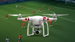Penggunaan Drone dalam Pemantauan Strategi Tim Sepak Bola